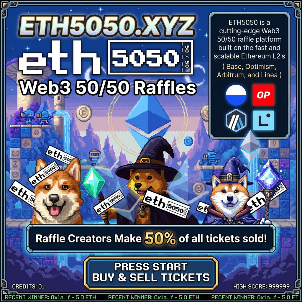 ETH5050 Web3 Raffle Platform — Create and manage crypto raffles on Ethereum L2
